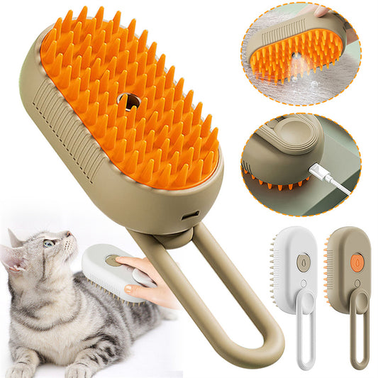 Zenvy™ SteamyCare: The Ultimate 3-in-1 Electric Grooming Brush